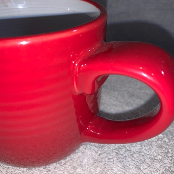 coffee/tea mug 8oz cup - Mr. French bulldog -red, blue polkadot bow tie- fun mug - Picture 8 of 15